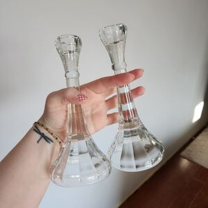 Crystal Candlesticks